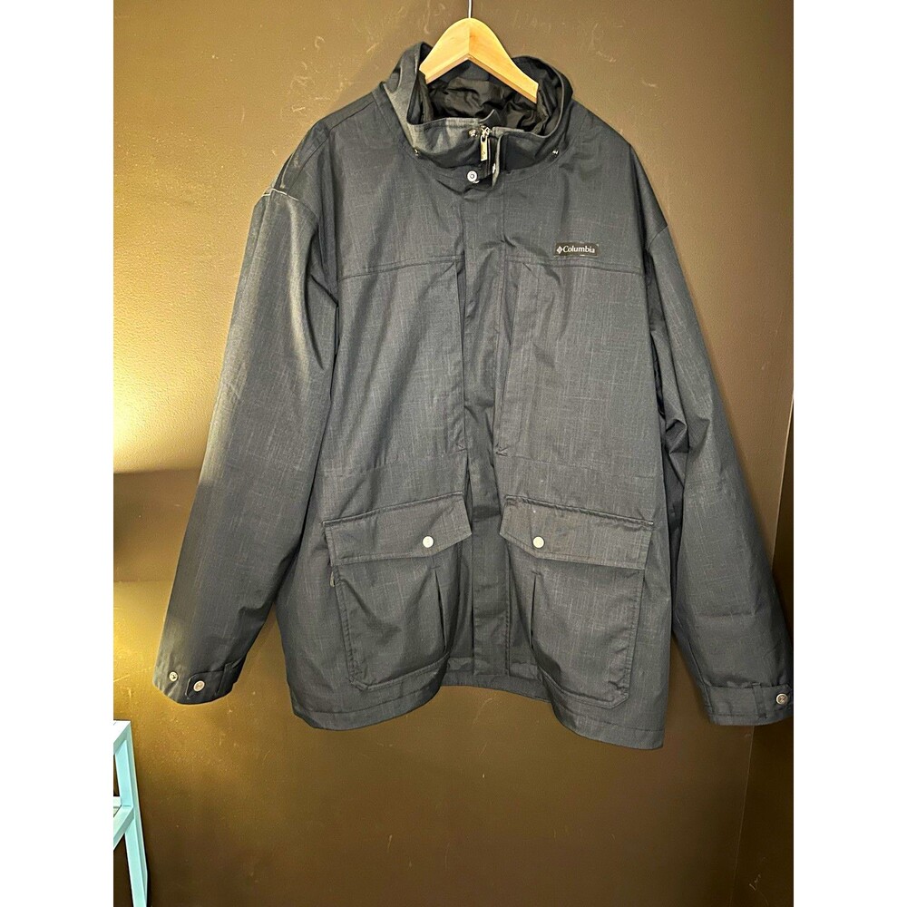 Columbia Interchange 3XL 3 in 1 Jacket with removable inner jacket missing hood